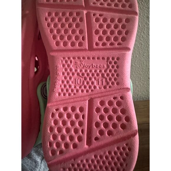 Joy Bees Girl's Active Clog - Hyper Blush & Lavender Rose Size 10-11 - Picture 7 of 8
